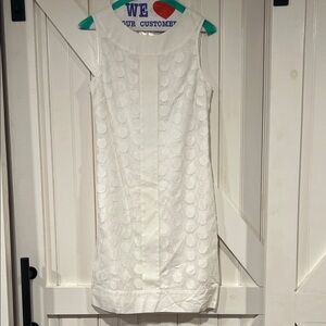 Cache White Textured Mini Dress